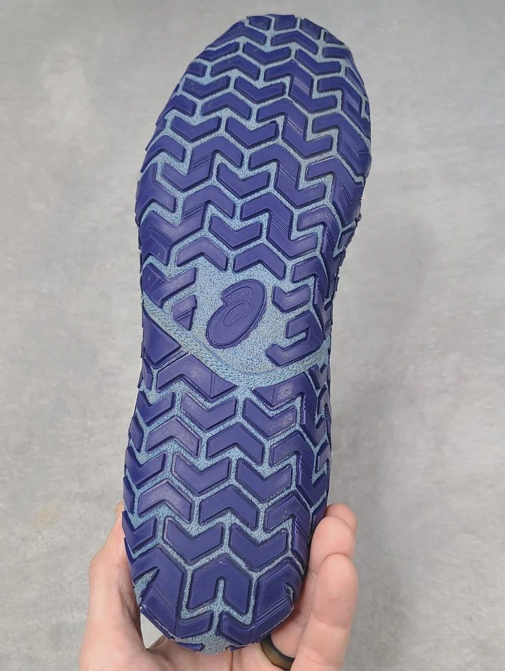 ASICS Aggressor 5 Men’s wrestling Shoes Sneakers Blue Green Size 11.5